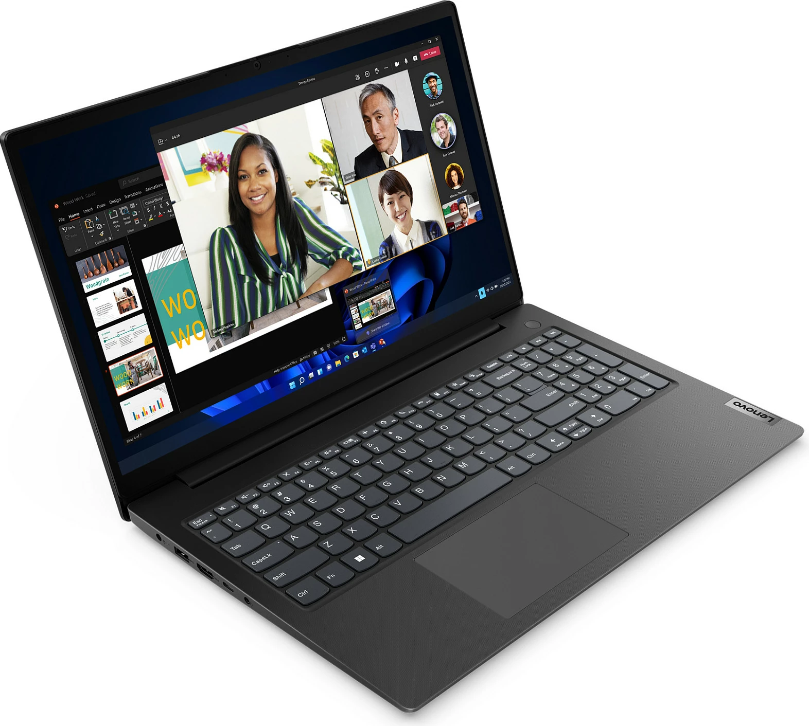 Laptop Lenovo V15 G4 AMN, Ryzen 5, 16GB RAM, 512GB SSD, 15.6", Business Black