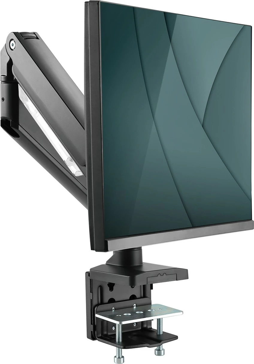 Mbajtës monitori Digitus Universal, Gas Spring dhe Clamp Mount, 15" deri në 35"
