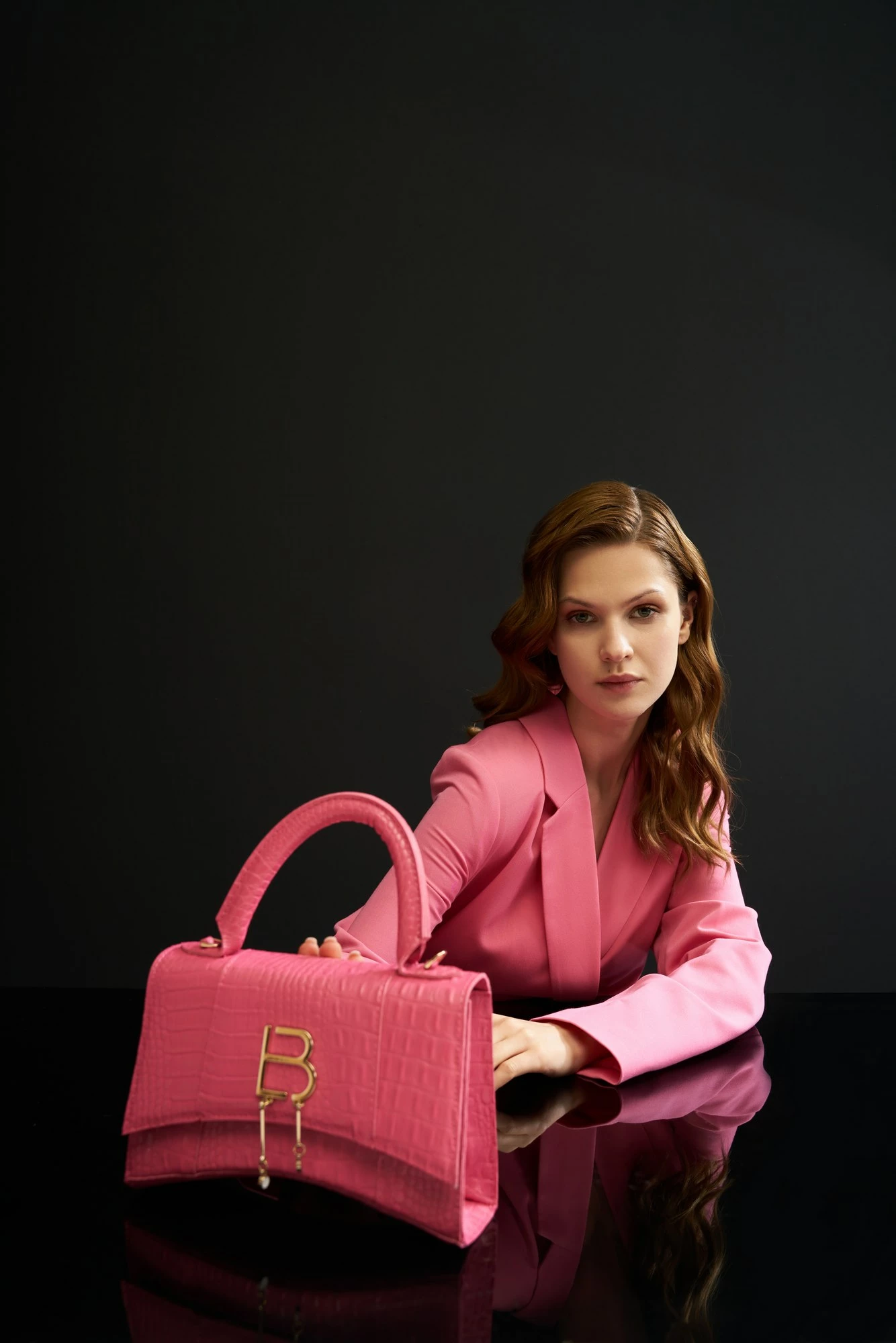 Çantë dore rozë Lucky Bees, 1224