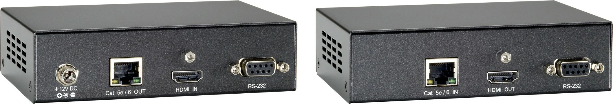 Kit zgjatues HDMI LevelOne HVE-92, HDBaseT, 100m, 802.3af PoE, 3840 x 2160 piksel, transmetues & pranues AV, Gri