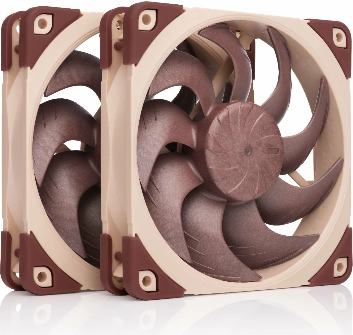 Ventilator për PC Noctua NF-A12x25 G2 PWM SX2-PP, 120mm, 1800rpm, set 2 copë, kafe