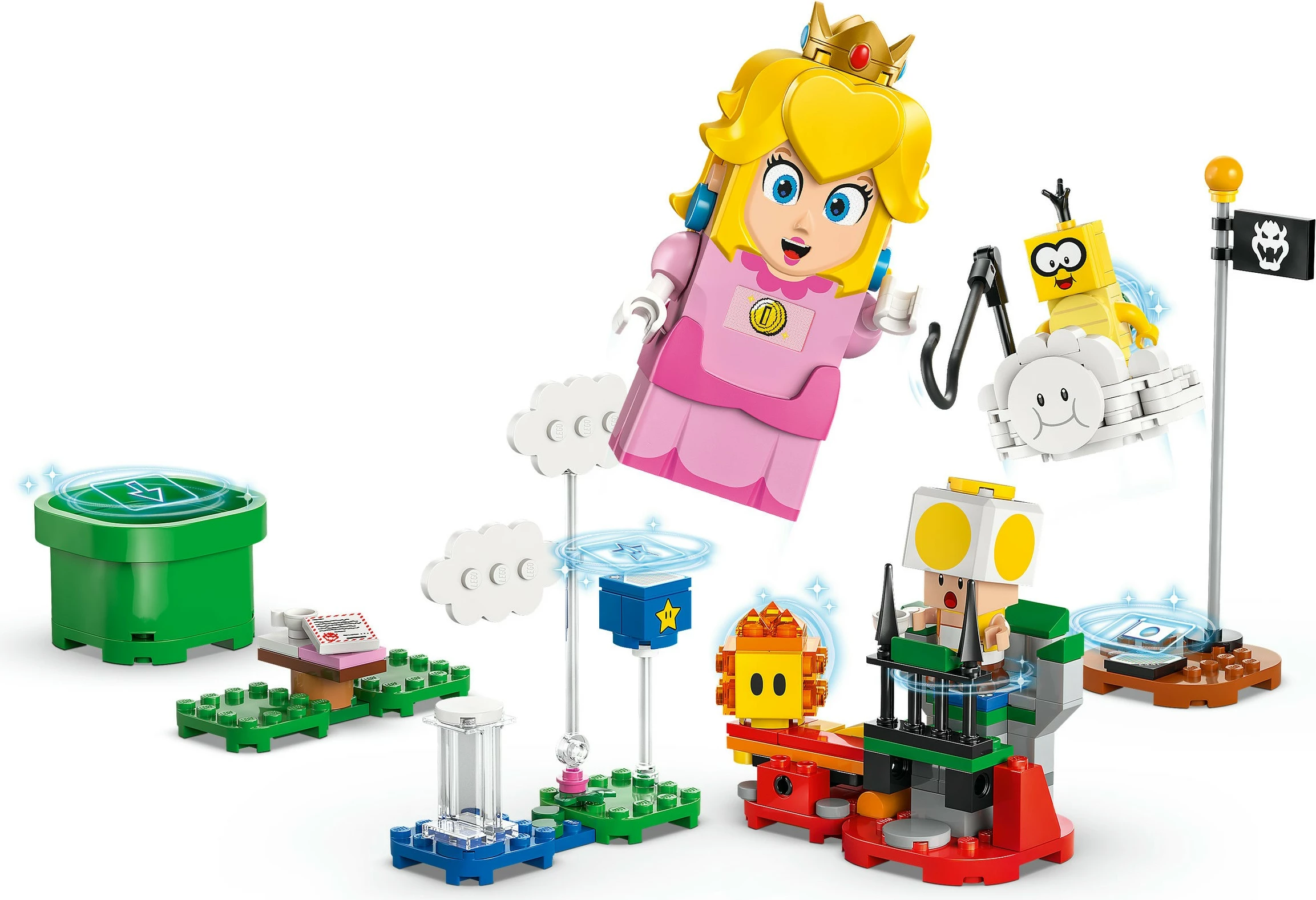 Set ndërtimi LEGO Super Mario 71441, Peach interaktive, 208 pjesë, shumëngjyrësh