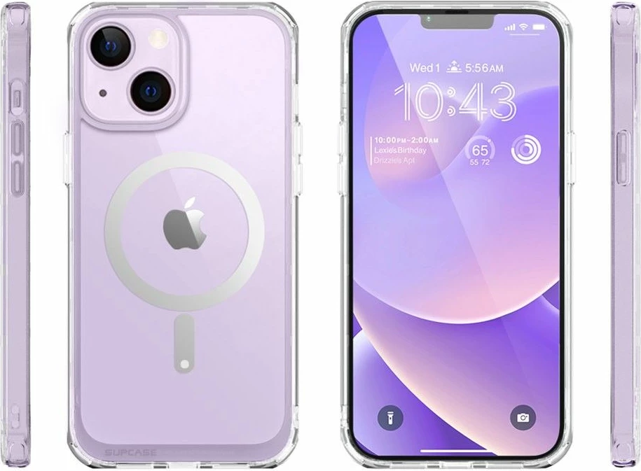 Mbështjellës Supcase UB Mag për iPhone 14 Plus, MagSafe, Transparent