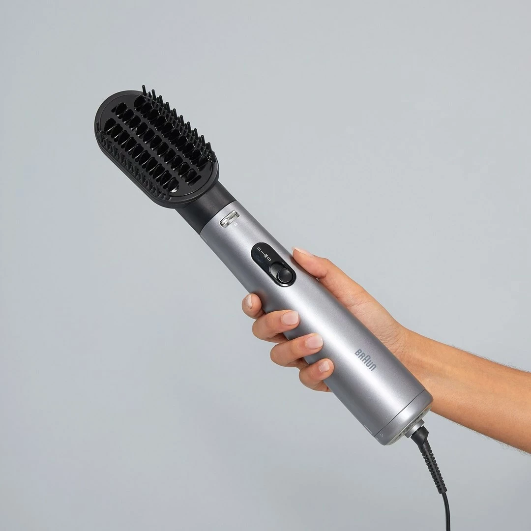 Furçë me ajër të nxehtë Braun AS 4.3, 1000 W, 2.2 m, Argjendtë