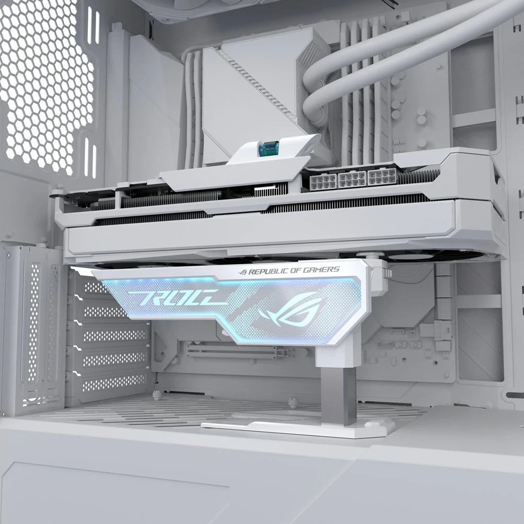 Mbajtës grafikash ASUS ROG Herculx, Universal, Bardhë