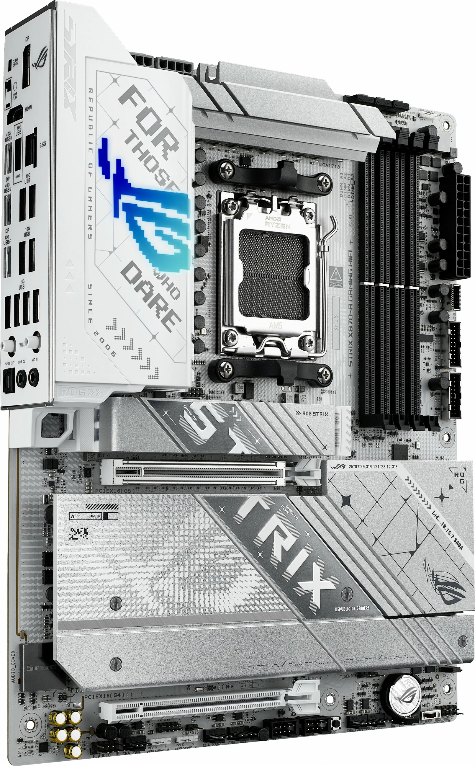 Pllakë amë ASUS ROG STRIX X870-A GAMING WIFI, AMD, Socket AM5, DDR5, 192 GB