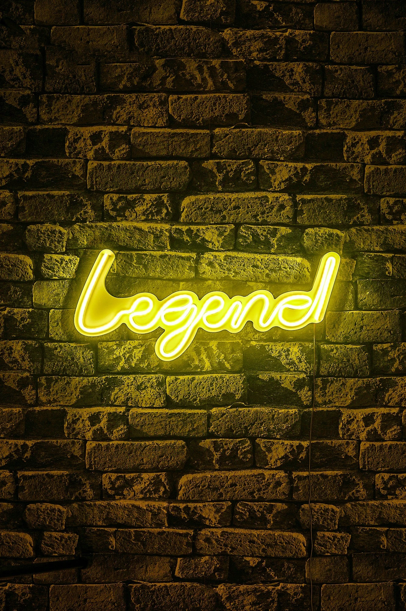 Dekorim plastik me drita LED, Legend, ngjyrë e verdhë