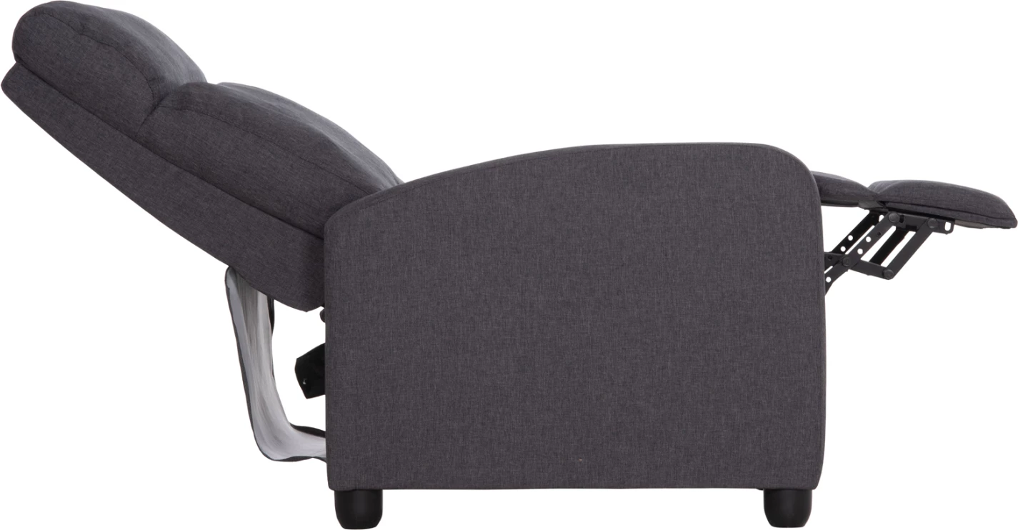Fotel relaksues me mekanizëm push-back, ngjyrë gri, DROSEN FH3299.01, 68x80x93H cm
