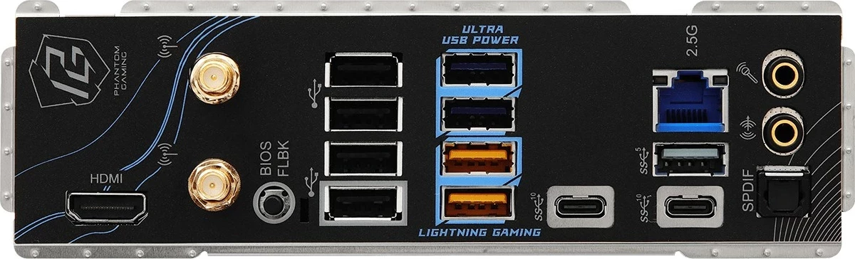 Pllakë amë Asrock Phantom Gaming B850 Riptide WiFi, Socket AM5, ATX, E zezë