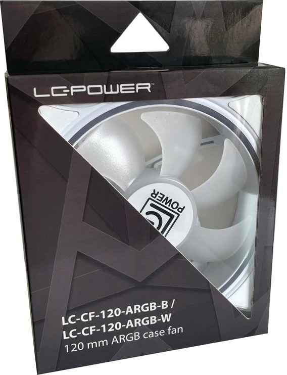 Ventilator kasë LC-Power LC-CF-120-ARGB-W 12cm ARGB i bardhë