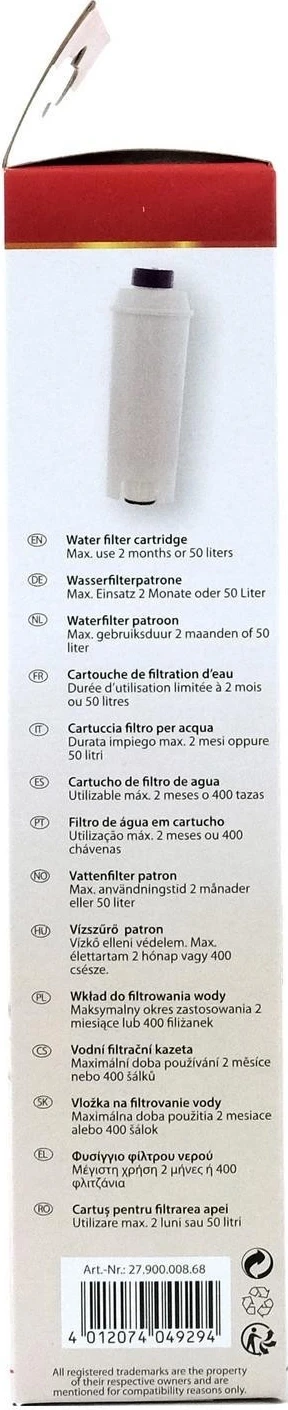 Filtr për Kafemakinat De'Longhi Scanpart, Bardhë