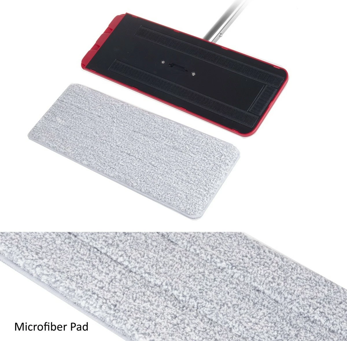 Mop i sheshtë GreenBlue MaxiClean GB850 me kovë dhe shtrydhëse, i kuq