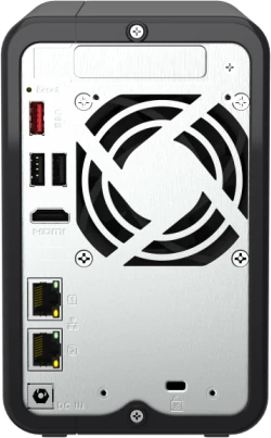 NAS server QNAP TS-264-8G, 8GB RAM, 2-bay, 2x 2.5GbE, HDMI 4K, M.2 NVMe cache, zi/arin