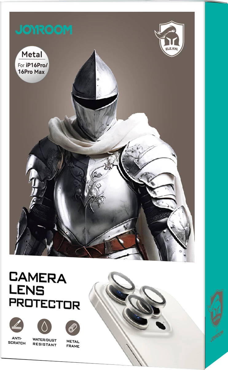 Mbrojtës xhami për lente Joyroom JR-MFY0256 për iPhone 16/16 Plus, argjend