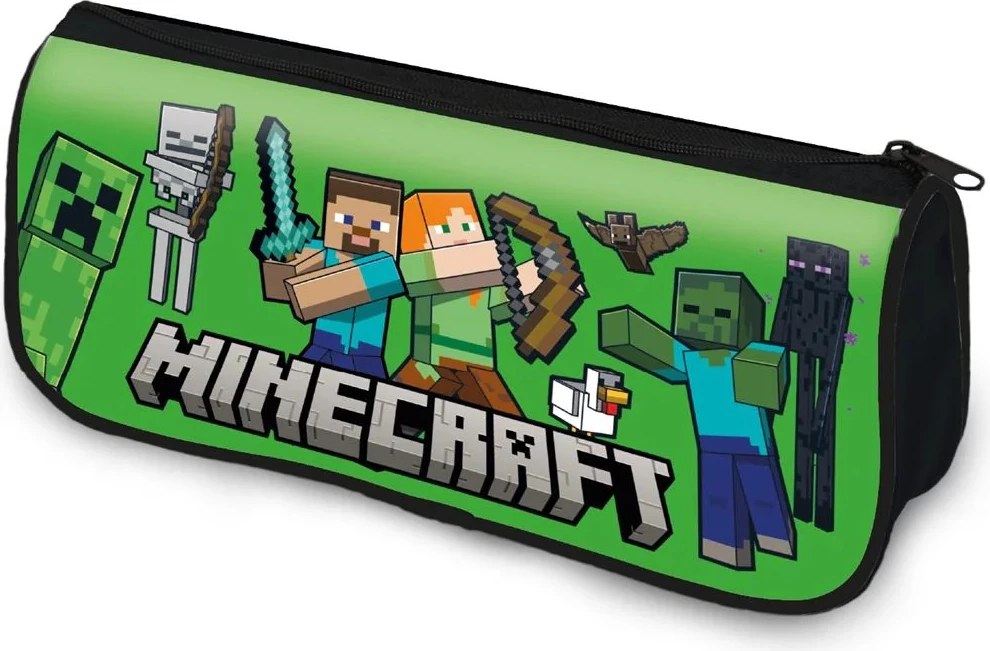 Penar Pyramid International Minecraft Light vs Dark, 22×10×6 cm, poliester, me zinxhir, jeshil