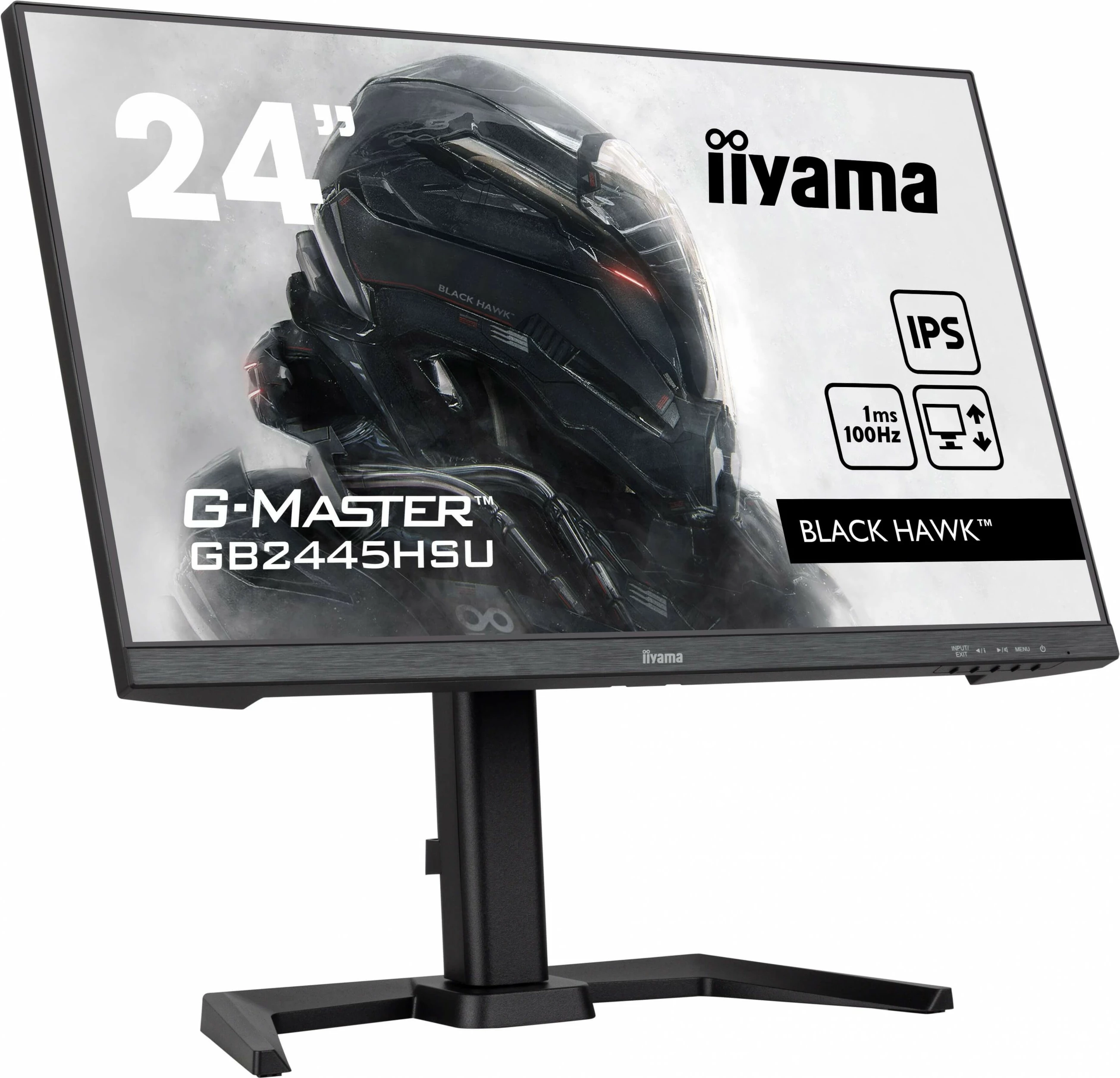 Monitor iiyama G-MASTER GB2445HSU-B2, 23.8", Full HD, LED, 1ms, i zi