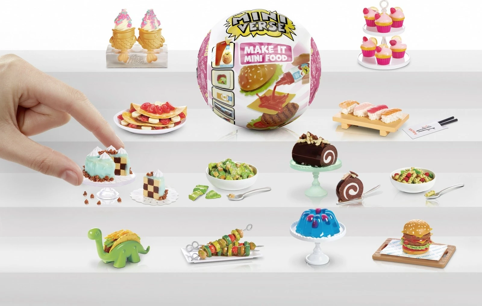 Set figurina Miniverse Mini Food Mix MGA, për koleksion, plastikë, i përzier