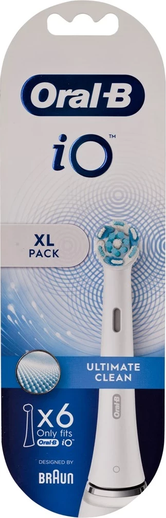 Koka për furçë dhëmbësh Braun Oral-B EB6 iO Ultimate Clean, Bardhë, Paketë XL