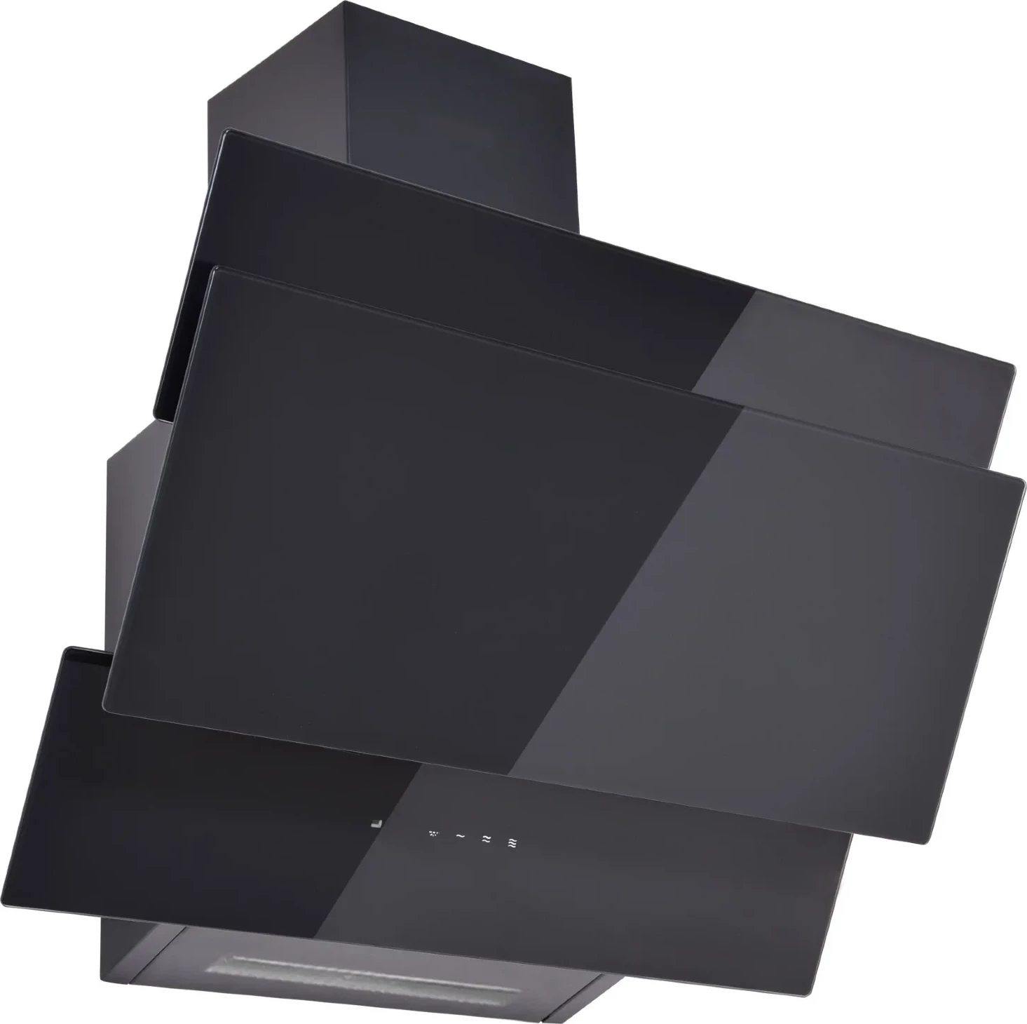 Aspirator kuzhine, Elit, HB60-865B, 60 cm 650 m³/h 140 W, 3 shpejtësi LED telekomandë panel me prekje, e zezë