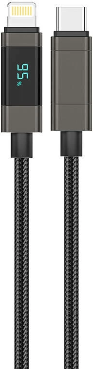 Kabllo USB-C në Lightning Foneng XS05, 1.2m, PD27W, e zezë