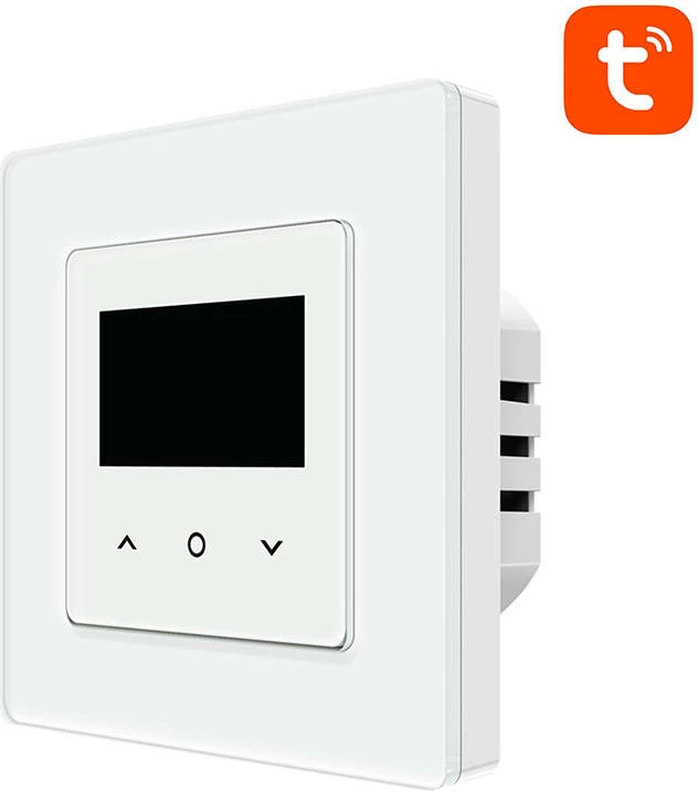 Termostat i mençur Wi‑Fi për bojler, Avatto WT200-BH-3A-W, 3A, Tuya Smart Life, ekran LCD me prekje, AC 95-220V, i bardhë