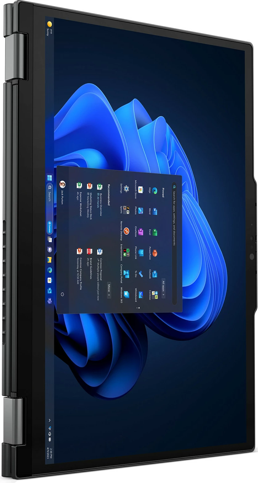 Laptop Lenovo ThinkPad X13 2-in-1 Gen 5, Intel Core Ultra 5, 16 GB RAM, 512 GB SSD, Ekran 13.3", Ngjyrë e zezë