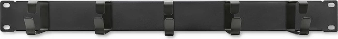 Organizues kabllosh për rack 19", Qoltec 54515, 1U, çelik, zi