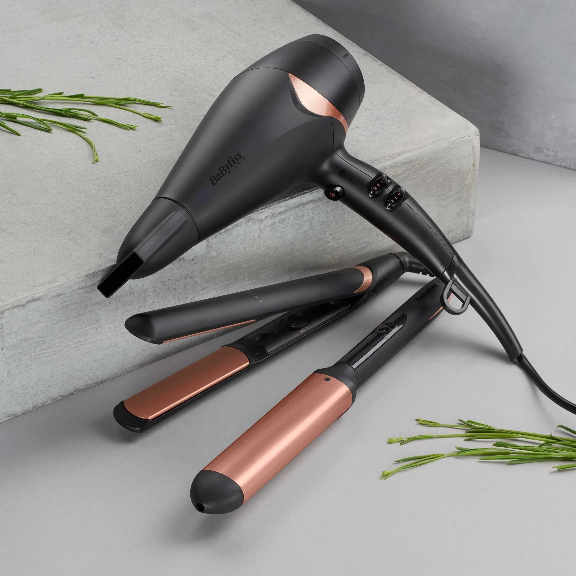 Figaro për flokë BaByliss C456E 28mm, nano quartz-ceramic, 160-210°C, ekran LED, auto-off 60min, me tapet dhe dorezë, Bronze Shimmer