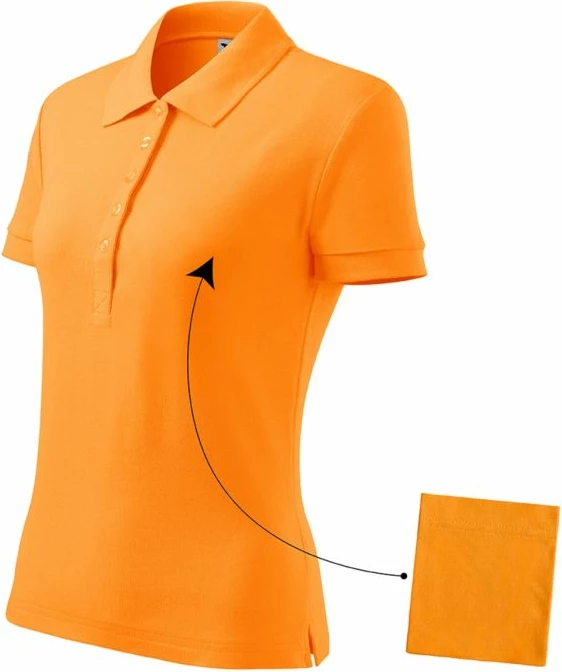 Polo maicë Malfini për femra, ngjyrë portokalli