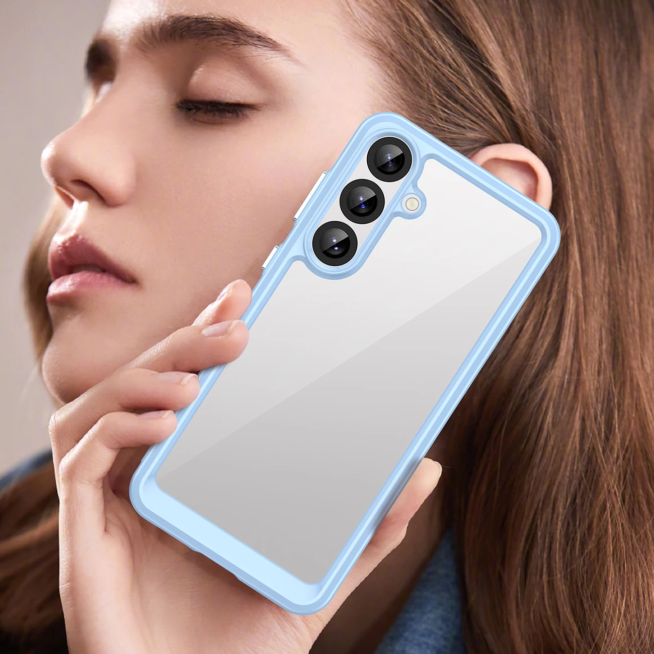 Mbështjellës Hurtel Outer Space për Samsung Galaxy A36, TPU/PC, Kaltër