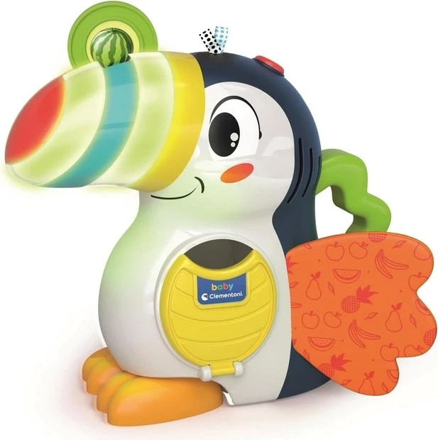 Lodër edukative Clementoni Tukan, Fruits and Colours, për fëmijë të vegjël, shumëngjyrëshe