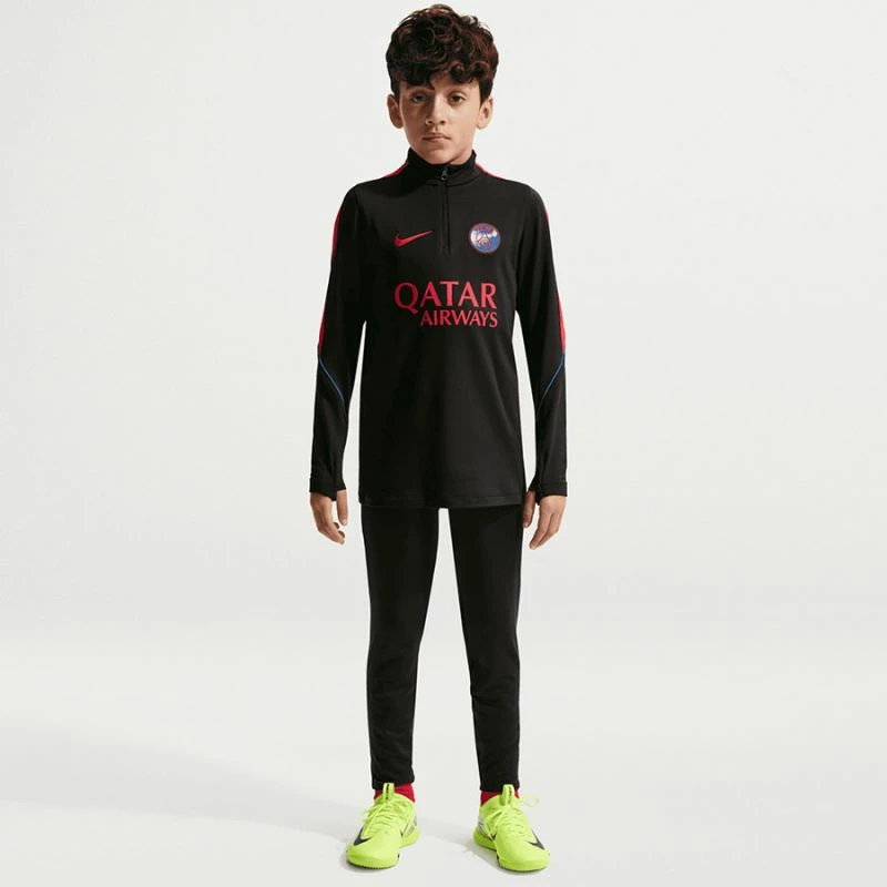Duks për fëmijë Nike PSG Strike Drill Top Junior II2446-010, i zi [Madhësia: M]