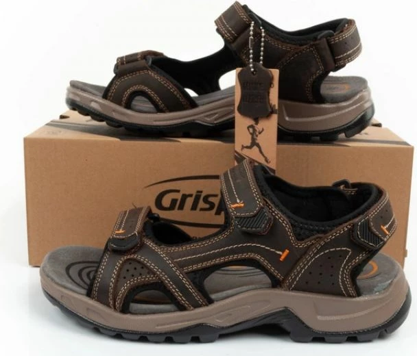 Sandale për meshkuj Grisport, kafe