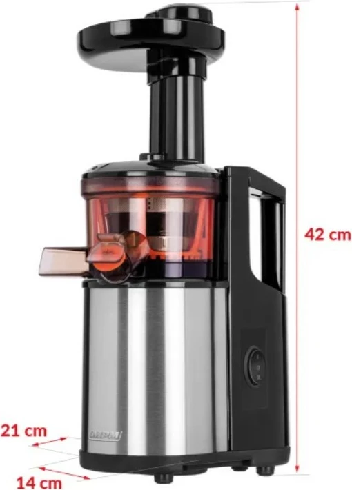 Shtrydhëse frutash MPM MSO-12M, 1000 ml, Çelik/Zeze