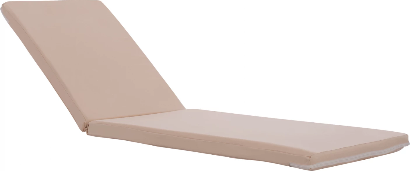 Jastëk për shezlong, poliestër, bezhë, FH11234.01P, 196(117+1+78)x58x5 cm