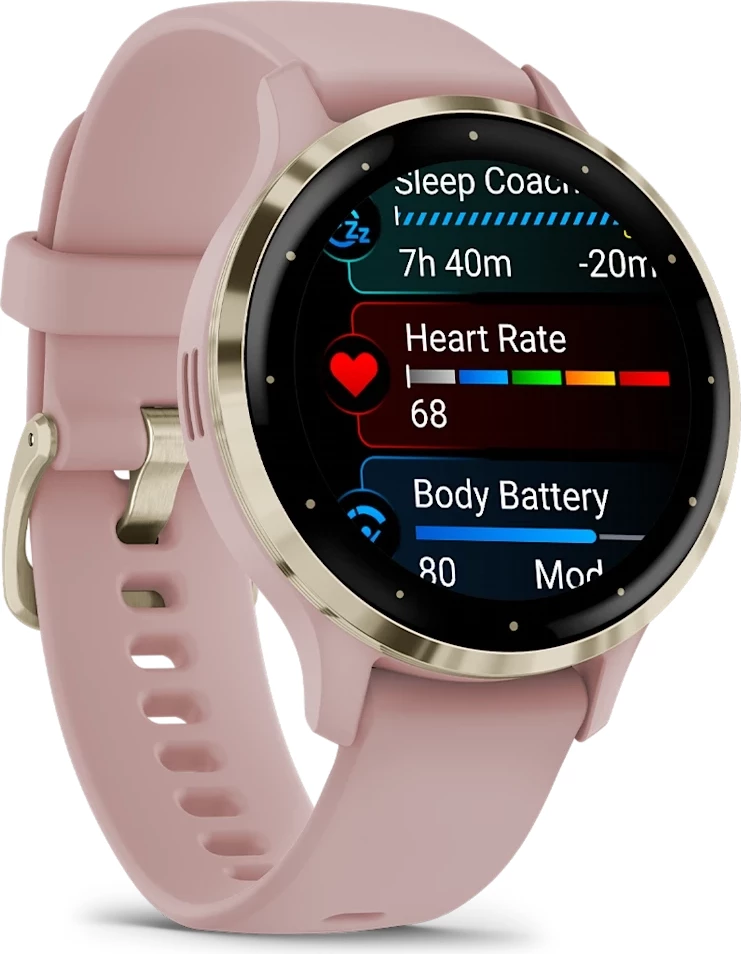 Smartwatch Garmin Venu 3S Dust Rose & Soft Gold, 41 mm