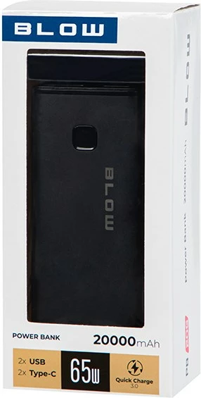Power bank BLOW PB20G 20000mAh, 65W, i zi