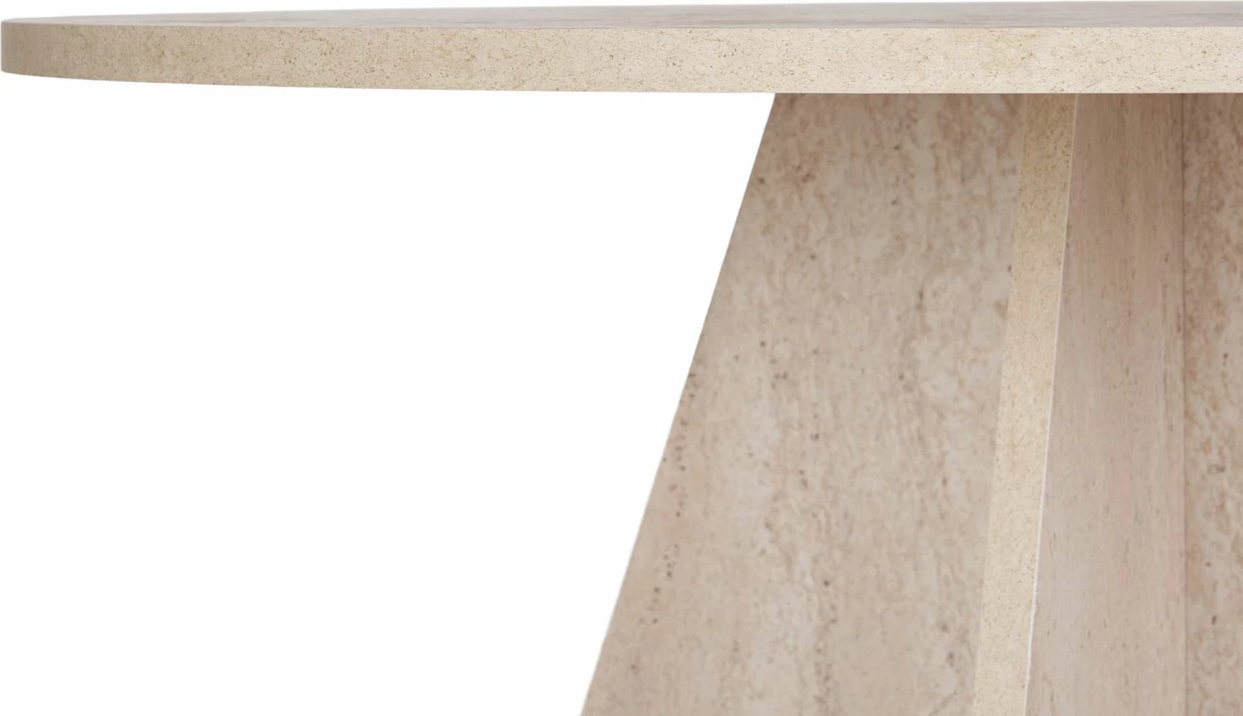 Tavolinë ngrënieje, ngjyrë travertine, Nordure, Virella