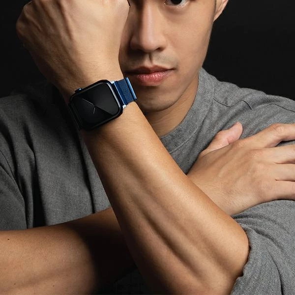 Rrip çeliku për Apple Watch UNIQ Dante, 38/40/41mm, Blu