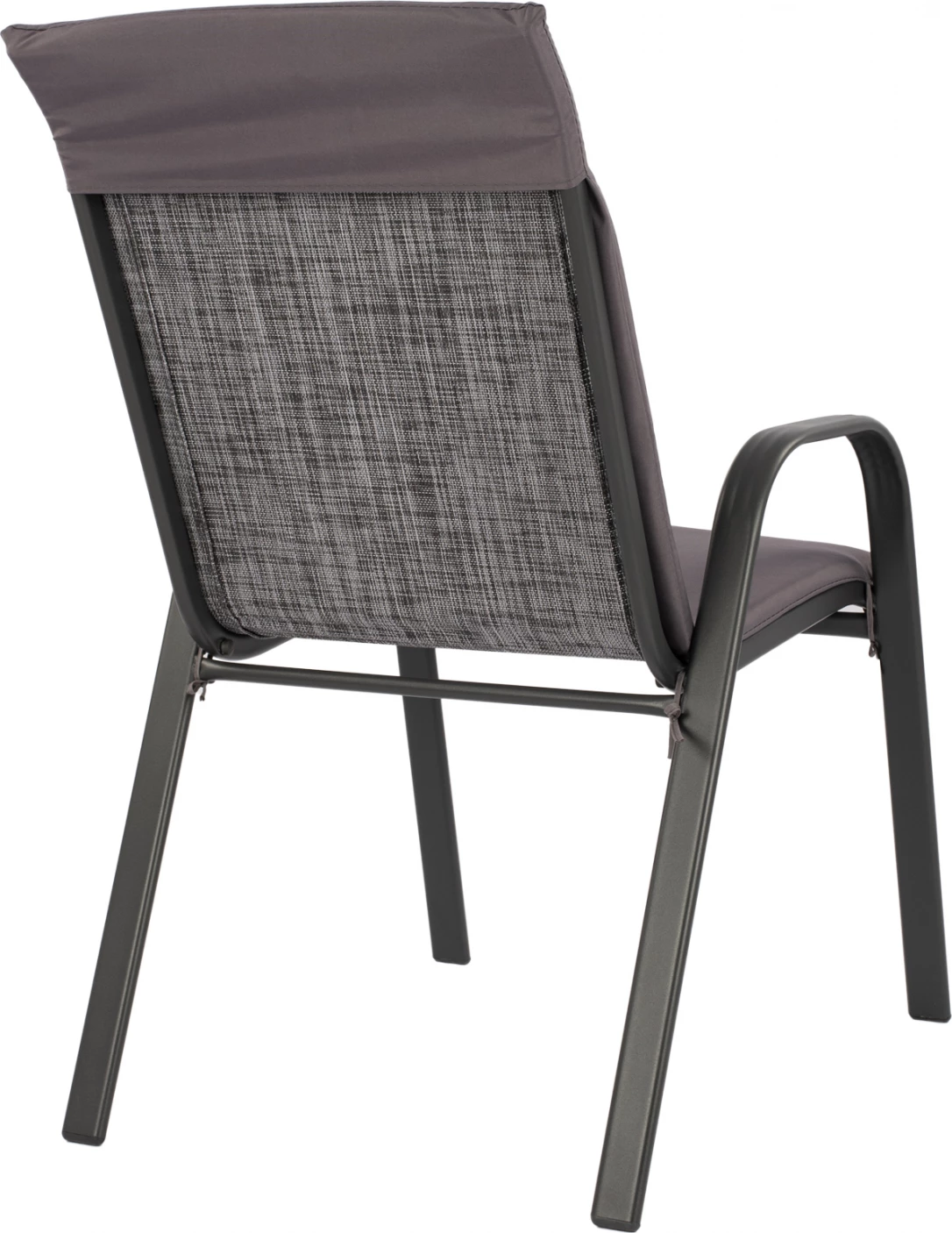 Karrige për jashtë Leon, ngjyrë metalike gri me jastëk gri, FH10573.01, 54x70x93 cm