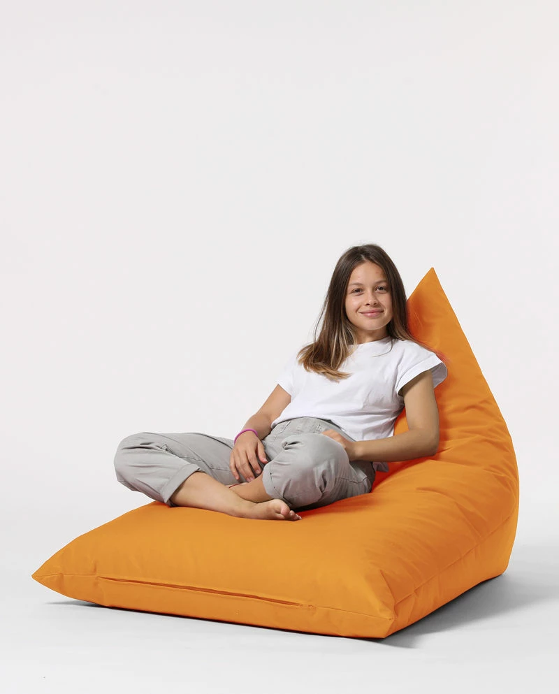 Puf kopshti, ngjyrë portokalli, Pyramid Big Bed, Atelier del Sofa