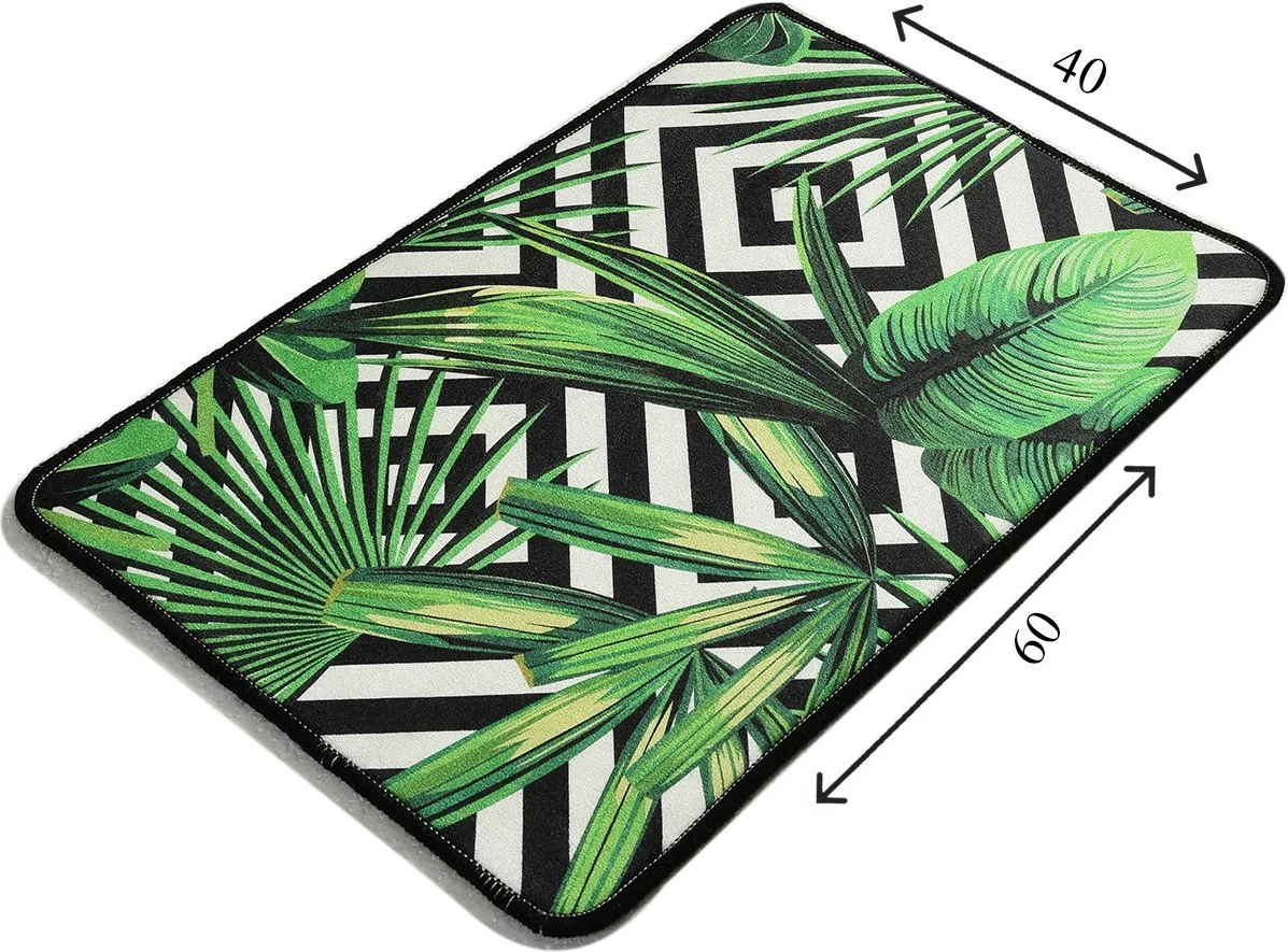 Tapet për banjo Mijölnir, Tropic Djt, shumëngjyrësh, 40x60cm