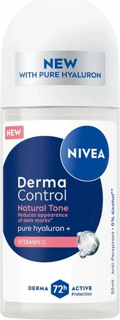 Antiperspirant roll-on për femra Nivea Derma Control Natural Tone 50ml