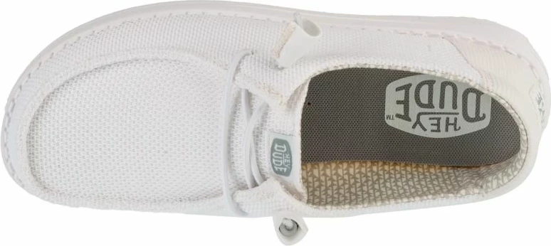 Këpucë femra Hey Dude, të bardha