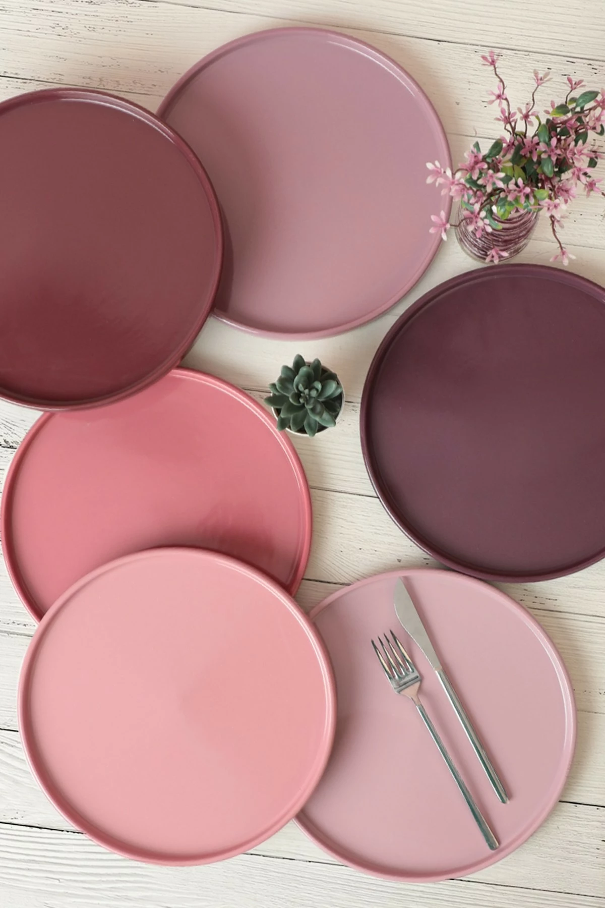 Set pjatash shërbimi, shumëngjyrëshe, 27cm (6 copë), Hermia Concept, ST038206F18XA000000MATSS00