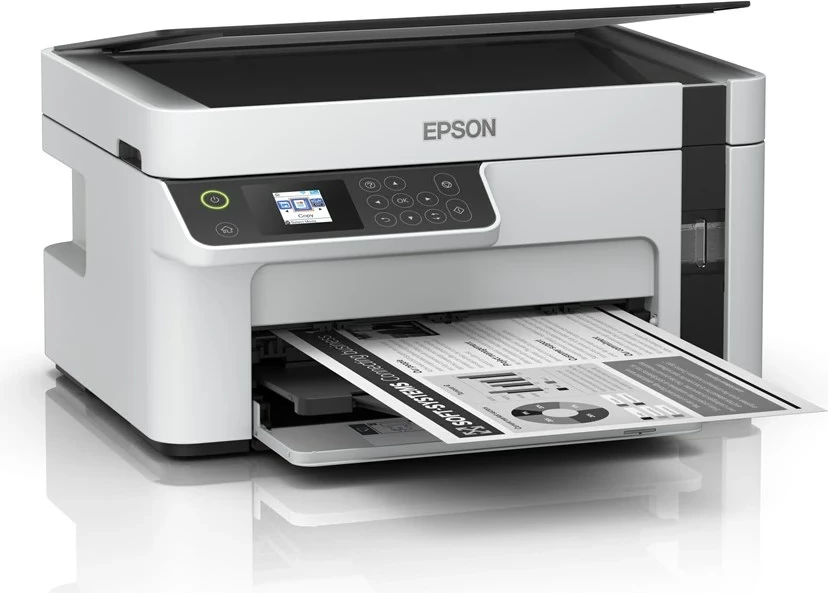 Printer Epson EcoTank M2120, Inkjet, Wi-Fi, Bardhë