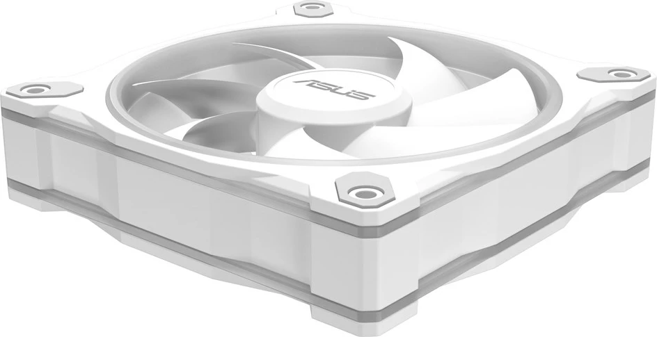Ventilator kase ASUS Prime MR120 ARGB, 12 cm, i bardhë