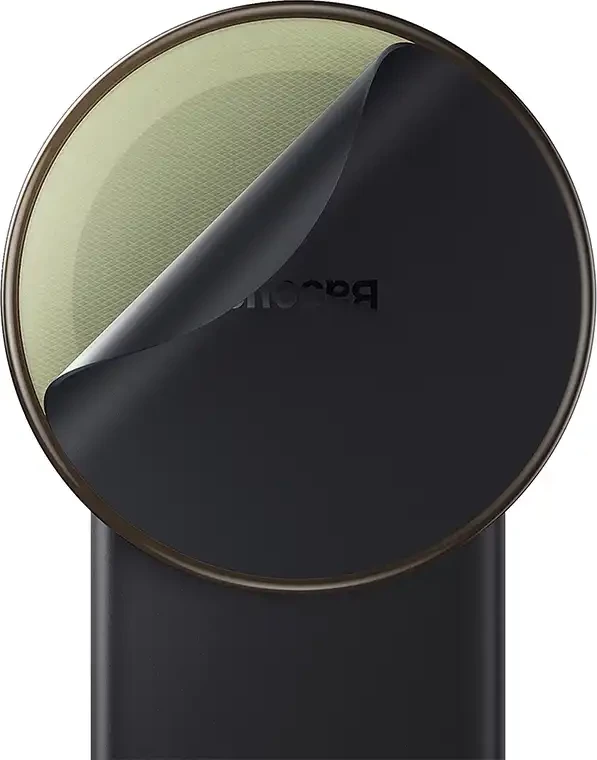 Mbajtës telefoni me karikim wireless Baseus C02 Pro Series, 15W, argjendtë