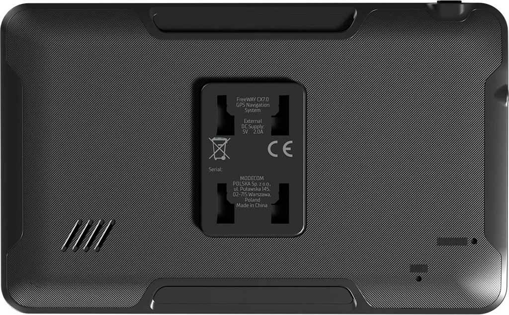 Navigator për vetura MODECOM FreeWAY CX 7.0 me iGO Navigation, 8 GB, Ekran 7", Zi