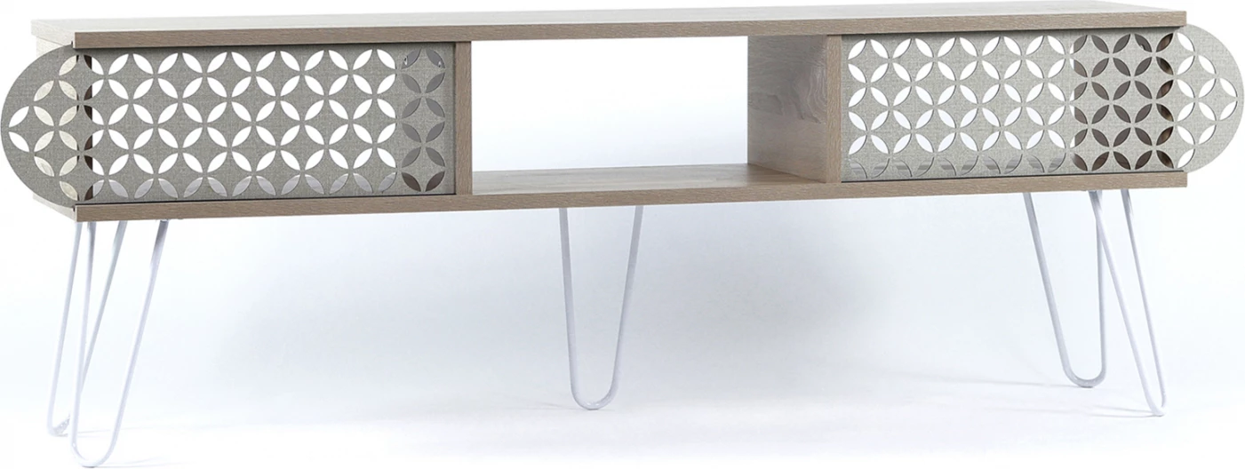 Mobilje TV FH211.01 sonama e bardhë 151x30x48Y cm